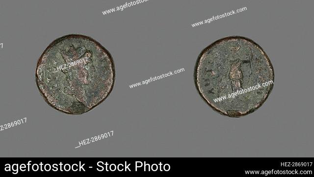 Coin Depicting the Goddess Tyche, 31 BCE-476 CE. Creator: Unknown