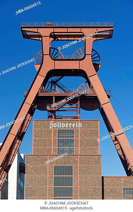 Zollverein Coal Mine Industrial Complex, shaft XII, UNESCO world heritage, Essen, North Rhine-Westphalia, Germany