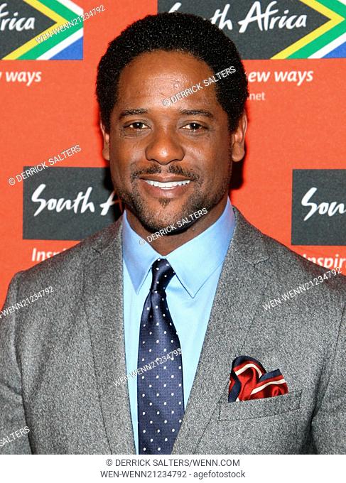 2014 South African Tourism's Ubuntu Awards held at Gotham Hall - Arrivals Featuring: Blair Underwood Where: New York City, New York