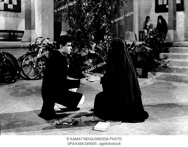Indian Bollywood actor actress Rajendra Kumar and Sadhana, India, Asia, 1963