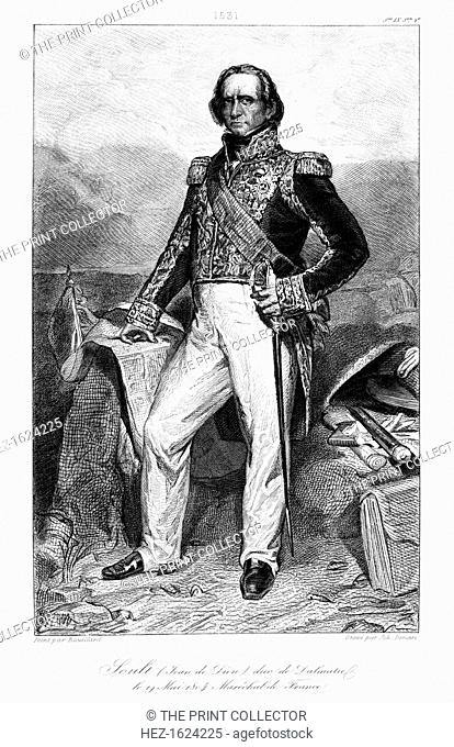 Nicolas Jean de Dieu Soult (1769-1851), duc de Dalmatie, 1839. Soult, the Hand of Iron, was a French general and statesman, named Marshal of France in 1804
