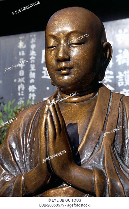 Asakusa. Nadi Botokesan Buddha statue at Senso Ji Temple