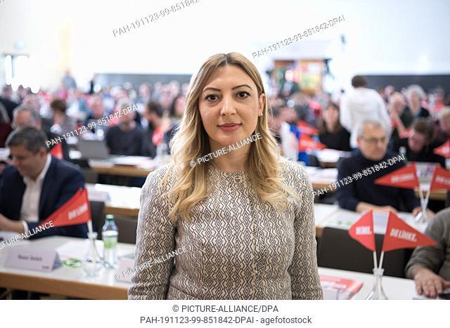23 November 2019, Berlin: Leyla Imret, chairwoman of the HDP in Germany, is coming to the state party conference of the Left Party