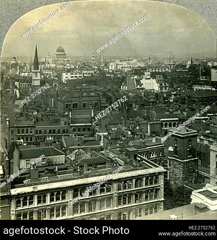 'The Towers, Domes and Spires of the Heart of London, England', c1930s. Creator: Unknown