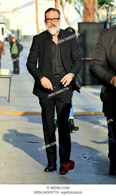 Celebrities at the 'Jimmy Kimmel Live!' studios Featuring: Jeffrey Dean Morgan Where: Los Angeles, California, United States When: 02 Apr 2018 Credit: WENN