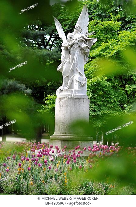Leconte de Lisle statue by Denys Puech, Luxembourg Garden, Paris, France, Europe