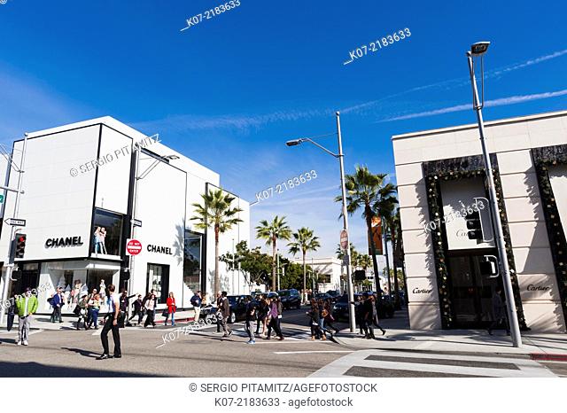 Chanel on Rodeo Drive, Beverly Hills, Los Angeles, California, USA