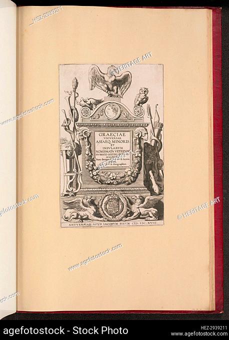 Title Page for Hubert Goltzius, Graeciae Vniversae Asiaeq. Minoris et Insularum Nomismata, 1618. Creator: Michel Lasne