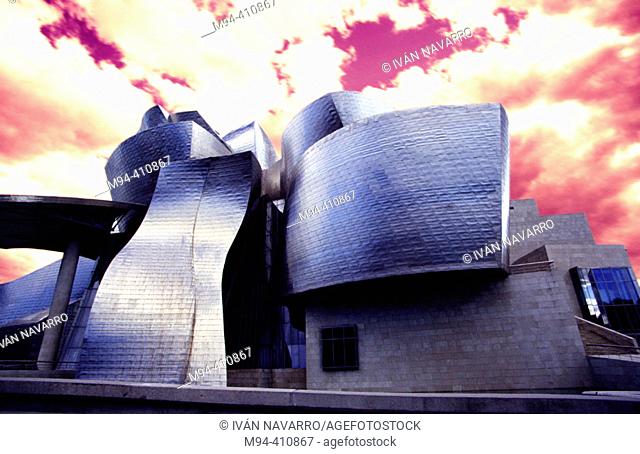 Guggenheim Museum, designed by Frank O. Gehry. Bilbao. Basque Country. Spain
