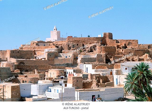 Tunisia - The South - Jebel Dahar Region - Tamezret village