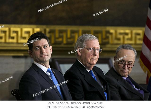 U.S. House Speaker Paul Ryan, a Republican from Wisconsin, Senate Majority Leader Mitch McConnell, a Republican from Kentucky