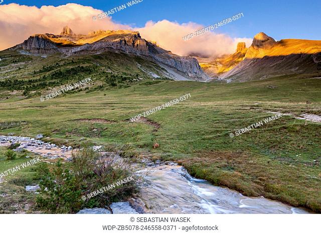 Aisa valley, Parque Natural de los Valles Occidentales, Jacetania, Pyrenees, Huesca province, Aragon, Spain, Europe