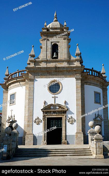 Baroque Church of Bom Jesus da Cruz in the city center of Barcelos, Portugal, Europe