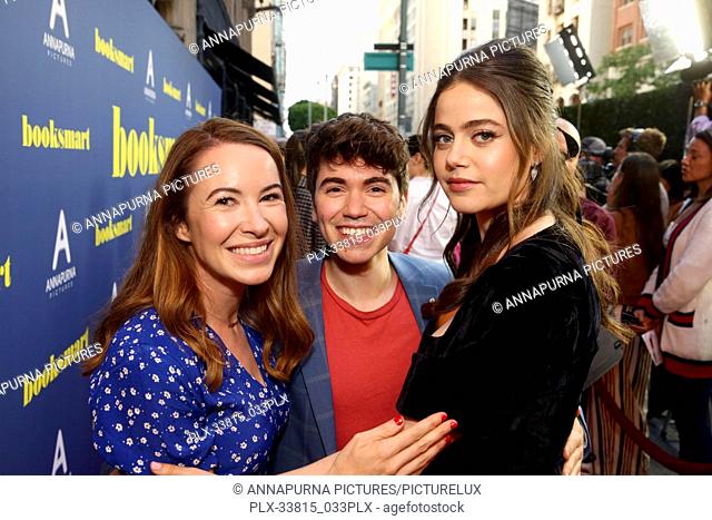 Katie Silberman, Writer/Producer, Noah Galvin, Molly Gordon at the Los Angeles Special Screening of Annapurna Pictures' BOOKSMART at The Theatre at Ace Hotel