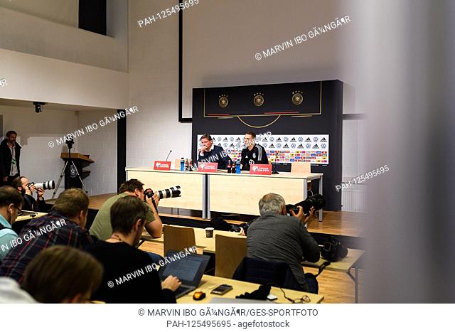 GES / Football / European Championship Qualification: Press Conference of the German National Team in Tallinn, 12.10.2019 Football / Soccer: European...