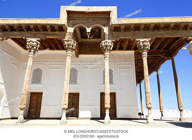 The Jome Mosque, in the Ark Fortress, Registan Square, Bukhara, Uzbekistan