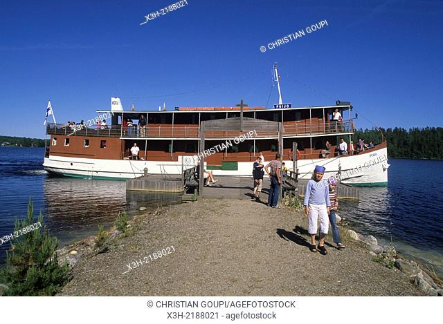 boat journey from Kuoipio to Savonlinna, Savonia region, Finland, Northern Europe