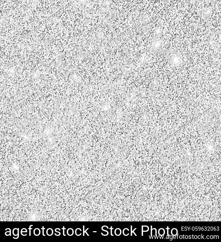 SEAMLESS abstract silver glitter texture. Holiday background