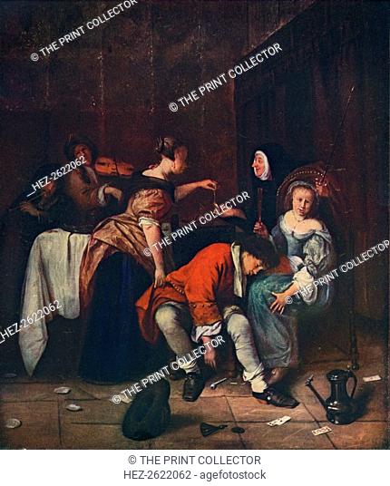 'Bad Company', c1665. Painting held in the Louvre, Paris. From A History of Painting, Volume V by Haldane MacFall. [T. C. and E. C