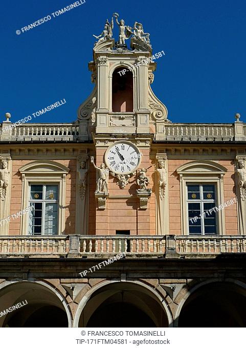 Italy, Liguria, Genoa, Tursi palace, Via Garibaldi, UNESCO world heritage