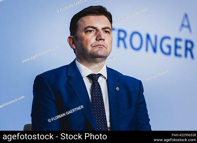 Bujar Osmani, Foreign Minister of North Macedonia, taken at the conference 'A larger, stronger Union' at the Foreign Office in Berlin, November 2nd, 2023