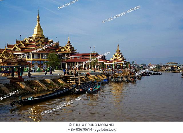 Phaung Daw Oo Paya temple, Myanmar, Asia