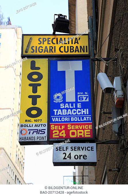 Tabacchi store in Genoa