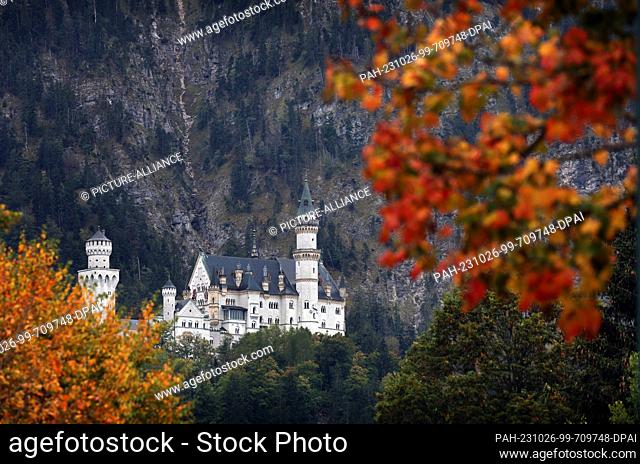 19 October 2023, Schwangau: The public prosecutor's office in Kempten, in the German region of Bavaria, formally charged a tourist from the United States with...