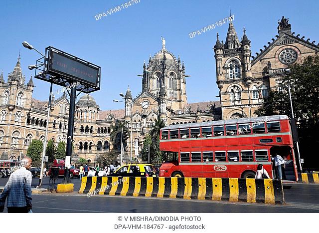 Chhatrapati Shivaji Terminus at Mumbai Maharashtra India