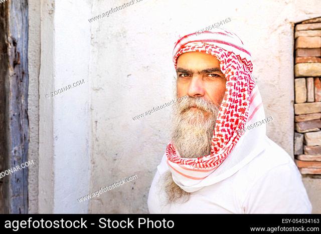 An image of a traditional arab man portrait