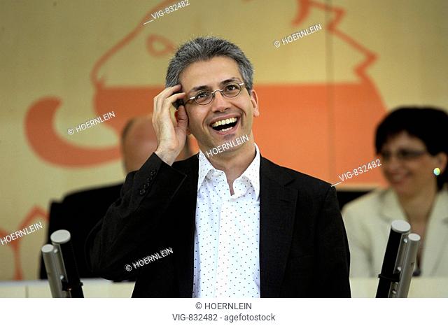 GERMANY, WIESBADEN, 15.05.2008, Tarek AL-WAZIR, (The Green Party), chairman of parliamentary group of the Green Party and representative
