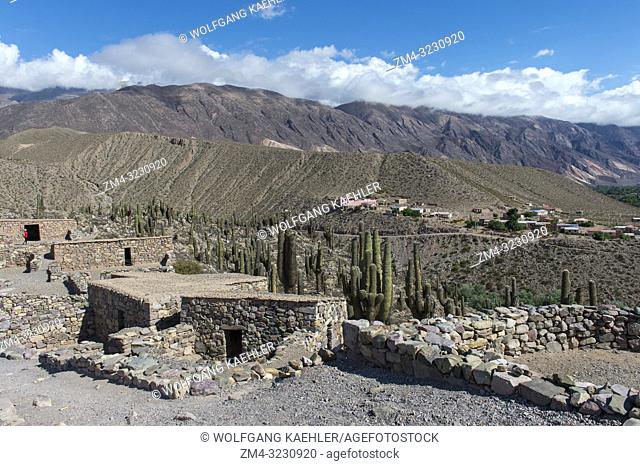 Houses of the pre-Inca fortress of Tilcara (Pucar