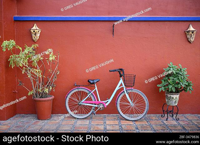 Bicycle at Hotel Hacienda Flamingos in San Blas, Riviera Nayarit, Mexico