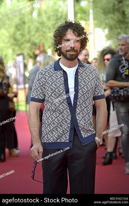 Italian actor Francesco Montanari at Rome Film Fest 2022. Souvenir D'Italie Red Carpet. Rome (Italy), October 20th, 2022