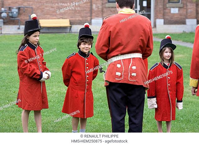 Canada, New Brunswick, Fredericton, historical adventure for children, a day of a soldier's life