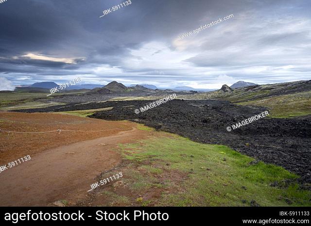 Krafla lava field, Skútustaðir, Norðurland eystra, Iceland, Europe