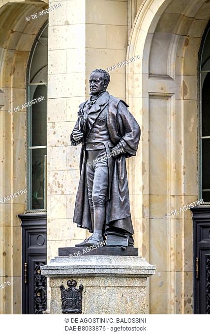 Statue of August Fuerst von Hardenberg (1750-1822), Prussian statesman, Berlin, Germany