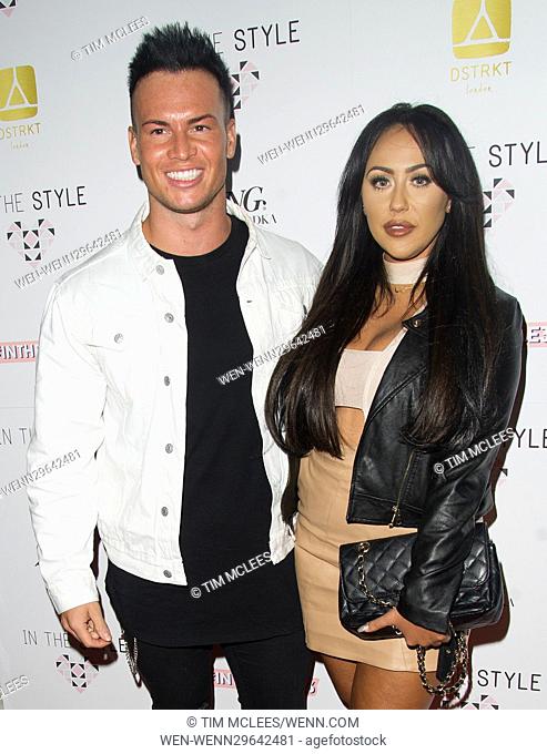 various celebrities attend In The Style AW16 Launch Event Featuring: Sophie Kasaei, Joel Corry Where: London, United Kingdom When: 07 Oct 2016 Credit: Tim...