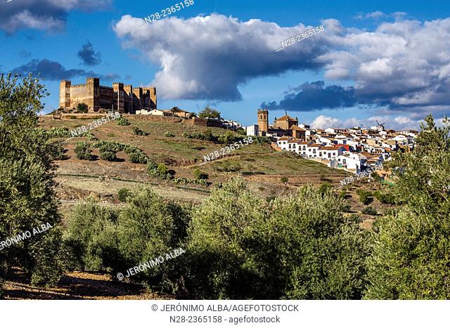 Castle, Baños de la Encina, Jaen province, Andalusia, Spain