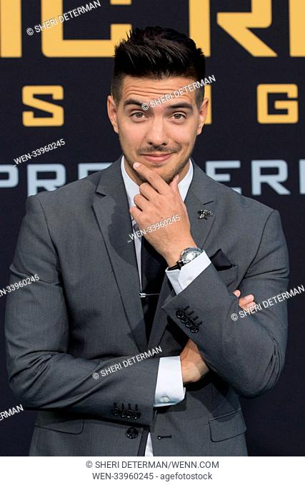 Universal's 'Pacific Rim Uprising' Premiere was held at the TCL Chinese Theatre IMAX in Hollywood, California Featuring: Vadhir Derbez Where: Los Angeles