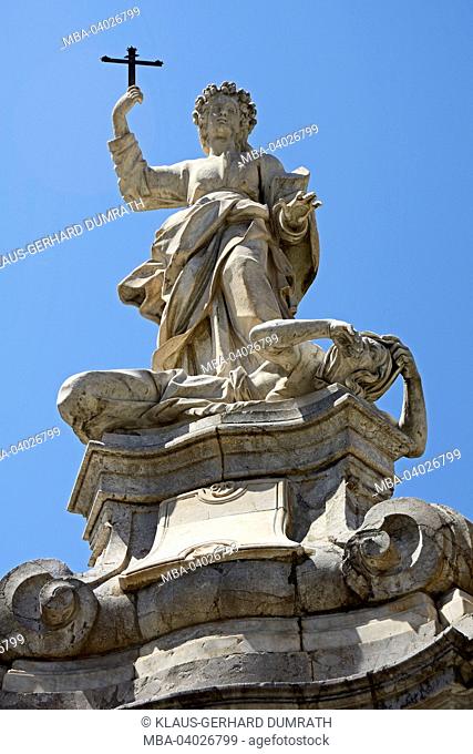 Sicily, monument of Saint Rosalia in Palermo