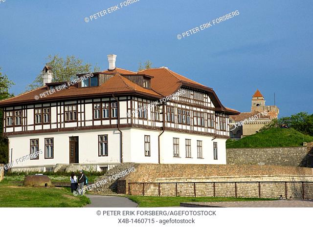 City Institute for the Protection of Cultural Monuments building Kalemegdan fortress park central Belgrade capital of Serbia Europe