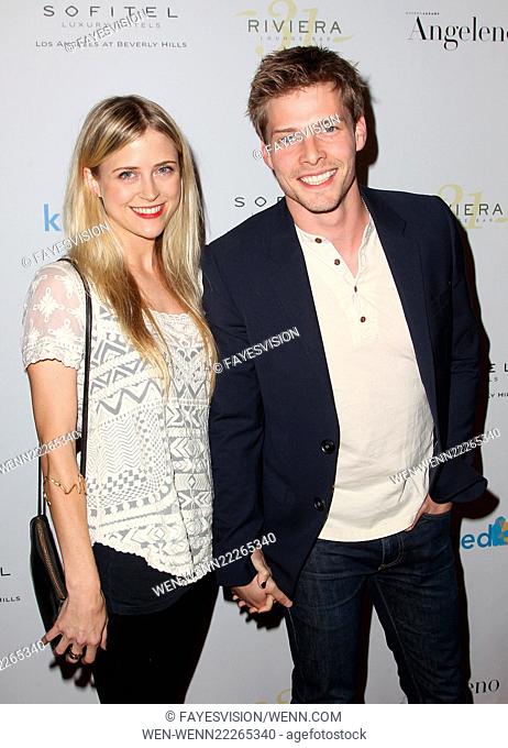 The Kindred Foundation for Adoption inaugural fundraiser at Riviera 31 - Red Carpet Arrivals Featuring: Hunter Parrish, Kathryn Wahl Where: Los Angeles