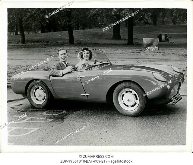 Oct. 10, 1956 - Fibre Glass Sports Car Enters Low Price Field. British Designer. Lawaence Bond, already known in his country for a three wheel Minicar