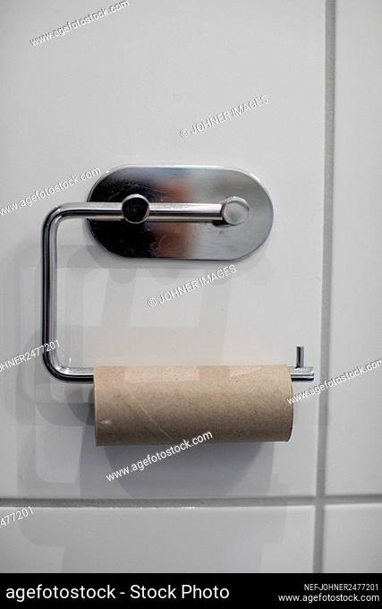 Empty toilet roll holder
