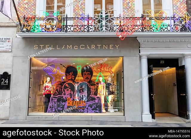 England, London, Old Bond Street, Stella McCartney Clothing Store