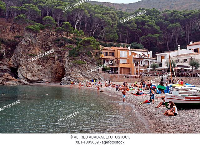 Sa Tuna beach, Costa Brava, Begur, Catalonia, Spain