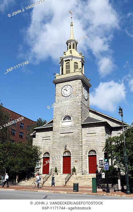 The First Parish Unitarian - Universalist Church, Portland, Maine, USA