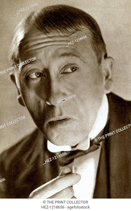 Gordon Harker, British actor, 1933. Harker (1885-1967) quickly became one of the most popular of Britain's character actors