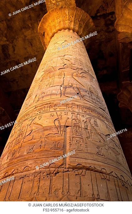 Temple of Horus. Edfu. Nile Valley. Egipt